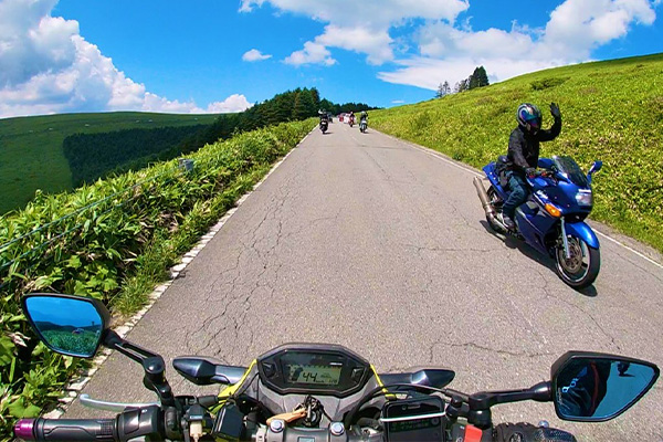 車山 バイカー ライダー